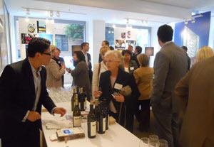 022web Joshua Carbajal (Robert Mondavi Winery) pouring for Angela Wood (Pacific Union GMAC Real Estate)
