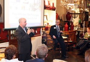 IMG_0622 Stephen Kraus with partner Burr Brown (Harrison Group)