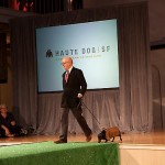 hautedog-46_0 Haute Dog SF emcee Wilkes Bashford with Duchie the Dachshund