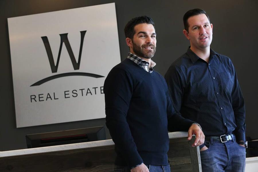W Real Estate partners Randy Waller, left, owner and broker, and Tony Shira, owner and CEO. Photo courtesy The Press Democrat
